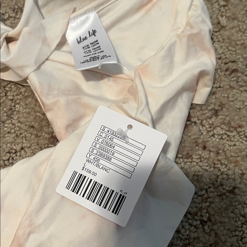 Blue Life women’s One Piece Swimsuit - Cream and Pink - Picture 2 of 5